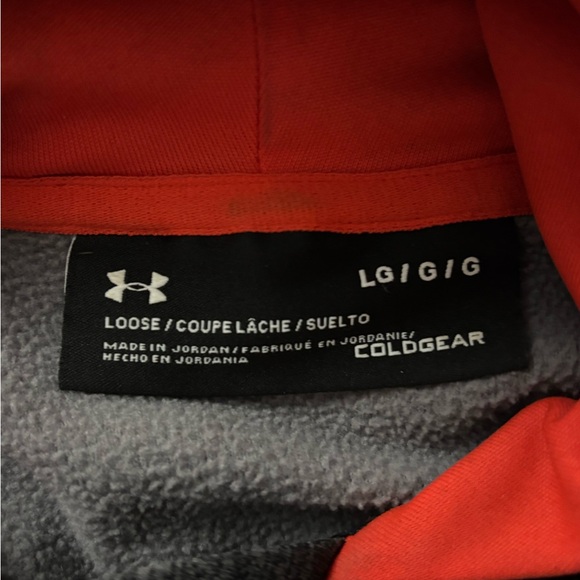 Under Armour Mens Cold Gear Graphic Logo Hoodie - Picture 3 of 3